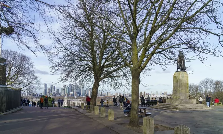 Greenwich Park in winter