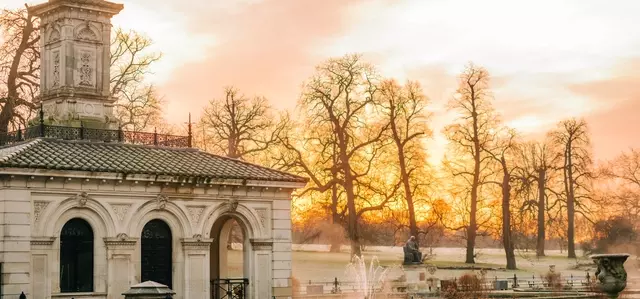 Italian Gardens in winter