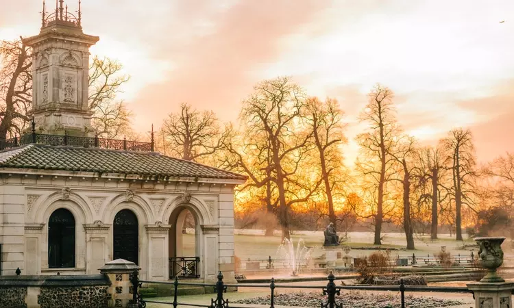 Italian Gardens in winter