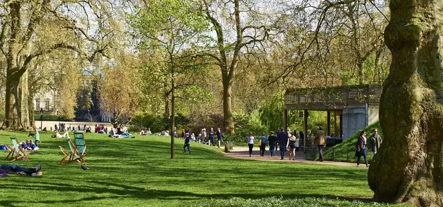 Deck chairs in The Royal Parks