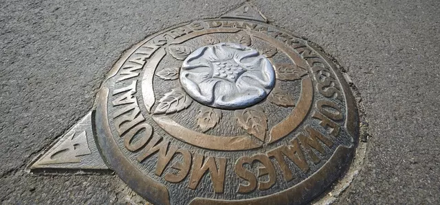 The Princess of Wales Memorial plaque