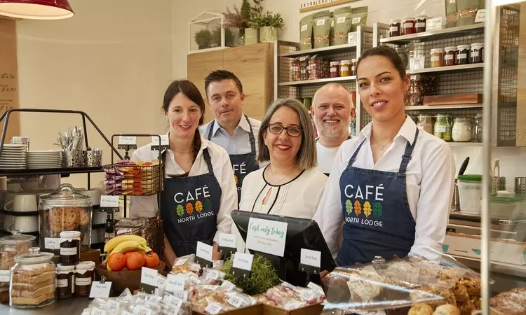 Staff at the North Lodge Café