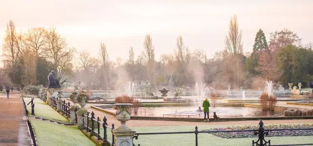 Italian Gardens in winter